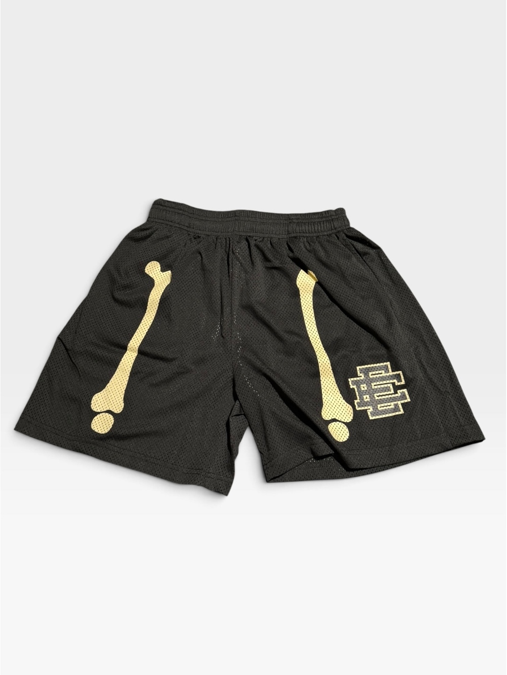 Eric Emmanuel Black bone graphic shorts